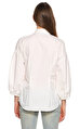Ralph Lauren Blue Label Fular Yaka Beyaz Gömlek