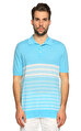 Salvatore Ferragamo Mavi-Beyaz Polo T-Shirt