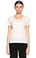 Gerard Darel İşlemeli Beyaz T-Shirt