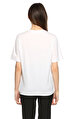 Salvatore Ferragamo Baskı Desen Beyaz T-Shirt