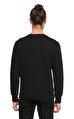 Alexander Mcqueen İşleme Detaylı Siyah Sweatshirt