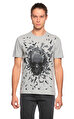 Alexander Mcqueen Baskı Desen Gri T-Shirt