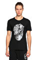 Alexander Mcqueen Baskı Desen Siyah T-Shirt