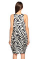 Gerard Darel Zebra Desen Lacivert-Beyaz Elbise