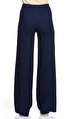 Donna Karan Geniş Kesim Lacivert Pantolon