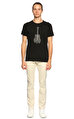 John Varvatos Usa Baskı Desen Siyah T-Shirt