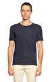 John Varvatos Usa Lacivert T-Shirt