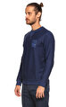 Casual Men Lacivert Sweatshirt