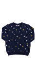 Fabric Flavours Batman Desenli Lacivert Sweatshirt