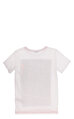 Guess Kids Baskı Desen Beyaz T-Shirt