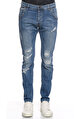 Guess Yırtık Desen Denim Pantolon