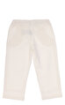 Miss Blumarine Kız Bebek Boncuklu Beyaz Pantolon