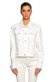 J Brand Beyaz Jean Ceket