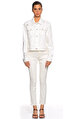 J Brand Beyaz Jean Ceket