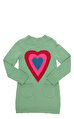 Laura Ashley Kız Çocuk Kalp Desenli Elbise