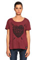 Superdry Baskı Desen Bordo Bluz