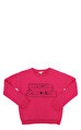 Little Marc Jacobs Kız Çocuk Baskı Desen Pembe  Sweatshirt