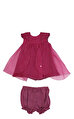 Baby Dior Kız Bebek Gül Kurusu Elbise