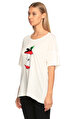 Sonia By Sonia Rykiel İşleme Detaylı Beyaz T-Shirt