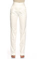 Karl Lagerfeld Piliseli Beyaz Pantolon