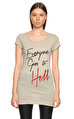 E.Vil Gri T-Shirt