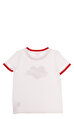 Juicy Couture Baskılı Beyaz Kırmızı T-Shirt