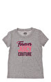 Juicy Couture Baskılı Gri T-Shirt