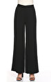 Gerard Darel Geniş Kesim Çizgili Siyah Pantolon