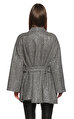 Quiluxe Gümüş Rengi Kimono