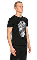 Alexander Mcqueen Baskı Desen Siyah T-Shirt