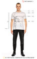 Alexander Mcqueen Baskı Desen Beyaz T-Shirt