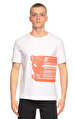 St. Nian Baskı Desen Beyaz T-Shirt