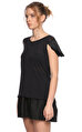 Juicy Couture Püskül Detaylı Siyah T-Shirt