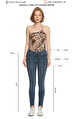 Free People Mavi Denim Pantolon