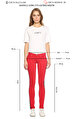 Juicy Couture Kırmızı Jean Pantolon