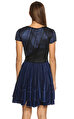 Alberta Ferretti  Saks Mavisi Elbise