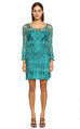Alberta Ferretti  Saks Mavisi Elbise
