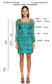 Alberta Ferretti  Saks Mavisi Elbise