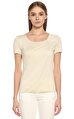 Armani Collezioni Krem Rengi T-Shirt