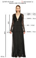 Versace Collection Siyah Gece Elbisesi