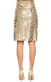 Jonathan Saunders Altın Rengi Etek