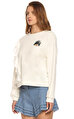 Lalipop Design Beyaz Swetshirt