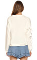 Lalipop Design Beyaz Swetshirt