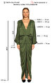 Buen Fashion Yeşil Elbise
