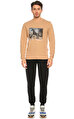 John Frank  Bej Sweatshirt