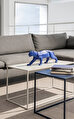 Lladro Panter Heykel Mavi 