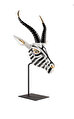 Lladro Antilop Maskesi Heykel Siyah- Altın 