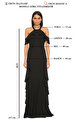 Zac Zac Posen Siyah Gece Elbisesi