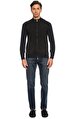 Man Leather Garment  Lacivert Ceket