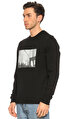 Jhon Frank Siyah Sweatshirt